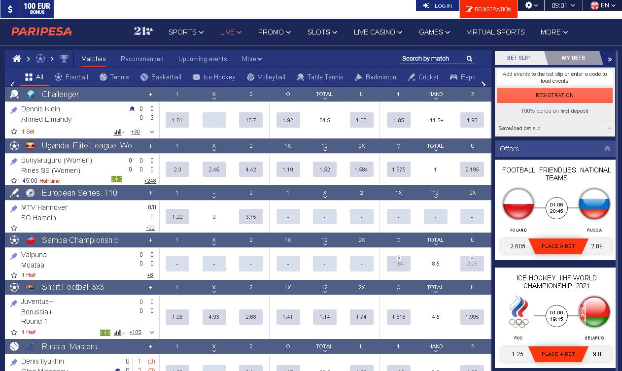 Live Betting